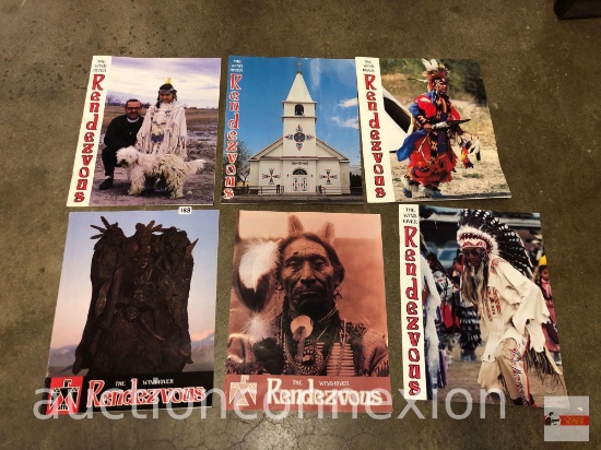 Magazines - 6 American Indian The Wind River "Rendezvous" magazines