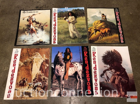 Magazines - 6 American Indian The Wind River "Rendezvous" magazines