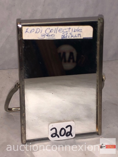 Advertisement Collectible - Mirror, Phyl's Beauty Styling, Lodi, CA