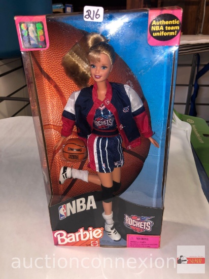 Toys - 1998 Barbie NBA Rockets, orig. package