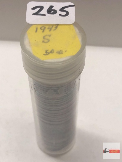 Coins - 1943S roll of Steel Head Pennies
