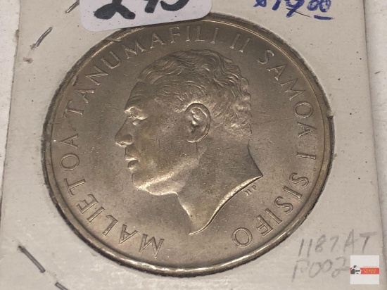 Coins - 1967 Tasi Le Tala $1, Samoa
