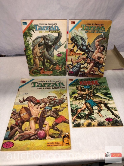 Comic Books - 4 Tarzan comic books in Spanish