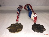 2 martial arts medals