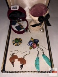 Jewelry - earrings, brooch, pin