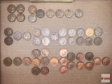 Coins - Canadian pennies, 51