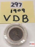 Coins - 1909 VD3 Lincoln Head wheat Penny
