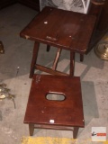 Furniture - End table and step stool