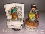 Collectibles - 2 Schmid musical figurines, ceramic porcelain