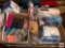 Vanity items - Hair care supplies, perm rods, clips etc.