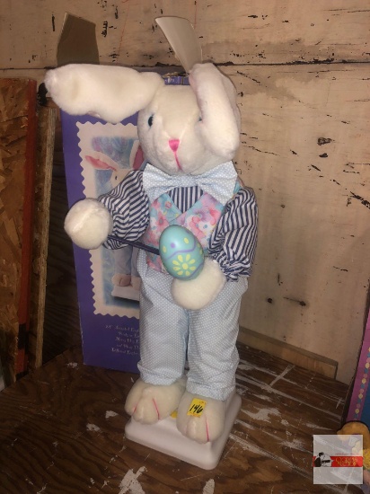 Figurine - Easter Decor - Rabbit 24"h musical