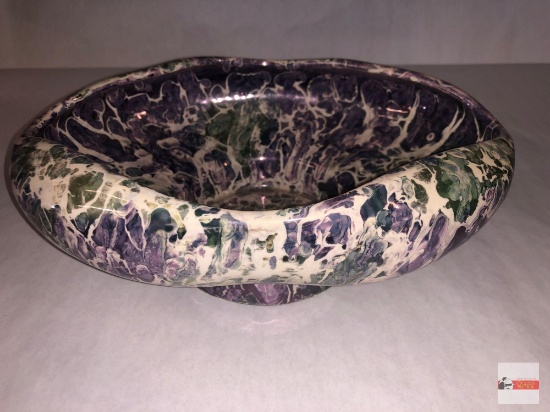 McCoy Art Pottery bowl 8"wx10.5"wx4"h