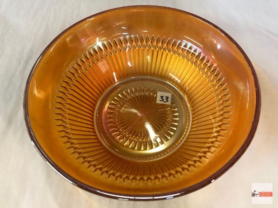 Carnival Glass - Marigold Bowl