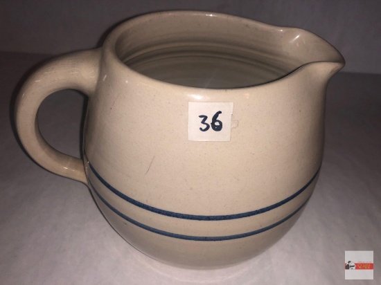 Pottery pitcher - Marshall pottery, Tommy Humphries signed 6"h