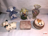 Collectibles - Vases and trinket boxes