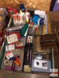 School / office supplies - Glue, paper clips, scissors, calculators, tape, labels, envelopes etc.