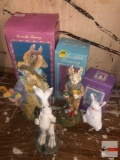 Figurines - Easter Decor - Bunnies - 4