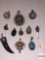 Jewelry - Pendants, 11 - Cabochons, stones, tiger eye etc.