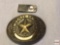 Belt Buckle & tie clip - The State of Texas 3.75