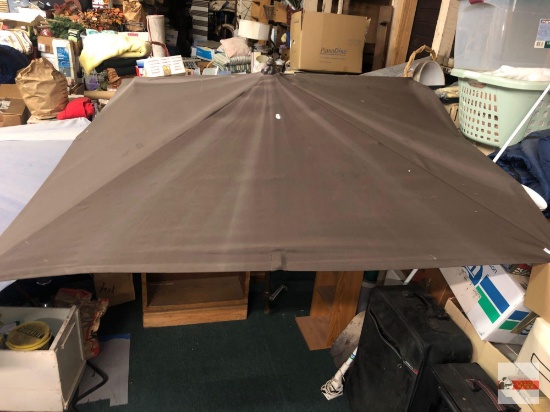 Umbrella - Brown market patio umbrella and cover