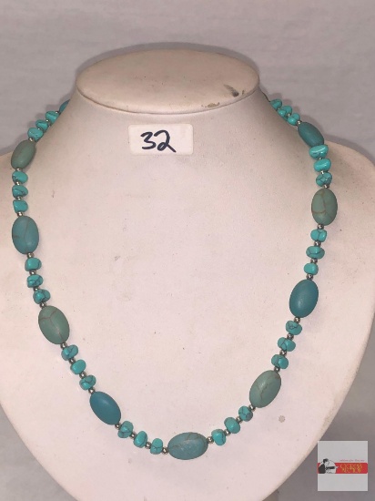 Jewelry - Necklace - Turquoise, "Chaps"