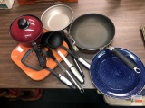 Camping - skillets and utensils