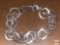 Sterling - Jewelry - Bracelet, wide link MWS .925, 20.8 grams