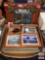 Artwork - 6 - Seascapes and Hawaii clock, vintage Life magazines and Love Song vinyl record set