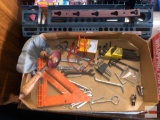 Tools - Wrenches, boxed, opened end and Allen, framing square