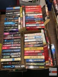 Books - 4 Boxes novels, paperback, Patterson, Sandford etc.