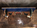 2 wooden decor wall shelves - 23