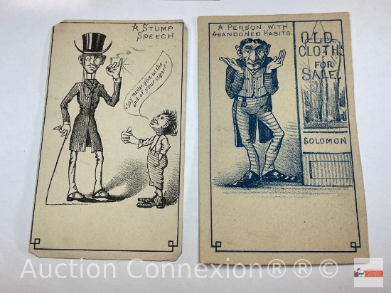 Ephemera - 2 Early Tobacco trading cards