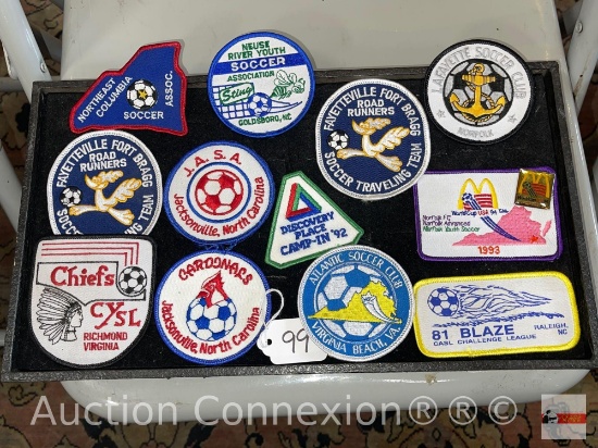 Collectible Patches - 12 misc. Soccer patches