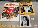 Collectibles - 1984 The Rolling Stones, Mick Jagger backstage Seattle press photo & 1998 Backstreet