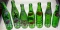 Vintage glass pop/soda bottles - 7 - 7-up, Squirt, Bubble Up, Fresca