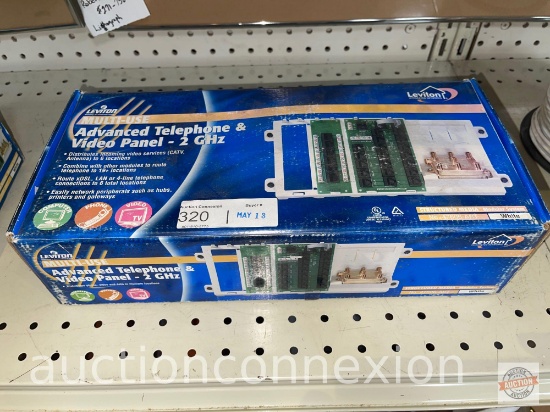 Hardware - Leviton Advances Telephone & Video panel, 2 GHZ