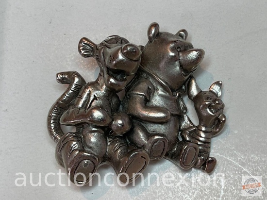 Jewelry - Pendant, Disney Winnie the Pooh, Tigger, Piglet, 1.25"hx1.5"w