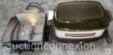 Kitchen - Vintage Fastbake reversible grill/waffle iron & Westbend Slo Cooker, 3 pc.