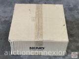 Lighting - New in box, Nuvo ceiling mount 3 bulb, alabaster glass dome shade with polished brass