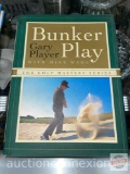 3 Golfing books - 1996 Bunker Play by Gary Player, 1990 The Bathroom Golf Book by John Murphy, 1994