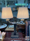 Lamp - Double arm light with shades, 30