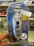 Electronics - Dorcy Dynamo Flashlight Radio, universal DC adapter, New in package