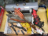 Tools - Craftsman tools - punches, miter saw, light etc.