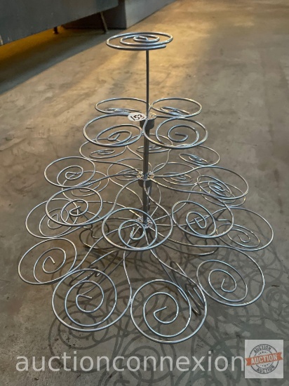 Cupcake display rack holder, 13"wx13"h