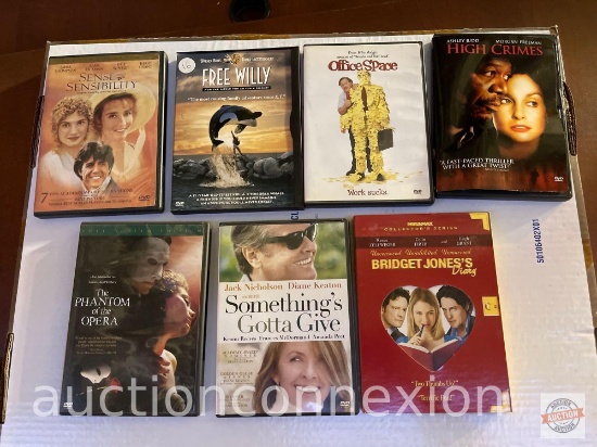 DVD's - 7 opened/used DVD movies