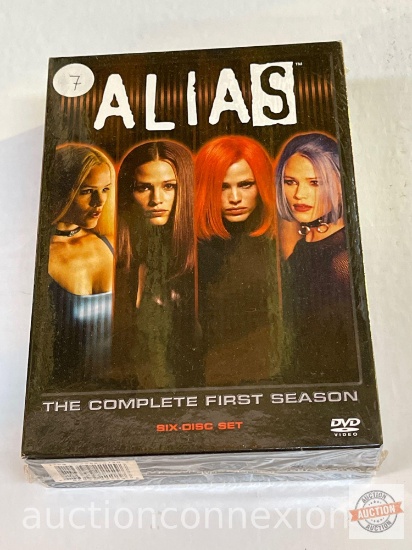 DVD Set, unopened - Alias, The complete first Season, Vol. 1,2, 3