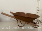Decorator wheelbarrow, metal/wood, 6