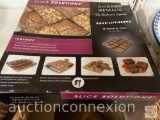 Slice Solutions Bake-lift-serve Brownie Pan by Chicago Metallic, The Bakeware Experts, 3 pc. set,