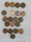 Coins - 20 Kennedy Pennies - 4-1959, 1960, 3-1961, 7-1962, 4-1964, 1976