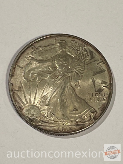 Coins - Walking Liberty Silver Dollar, 1 oz. fine silver, 2010